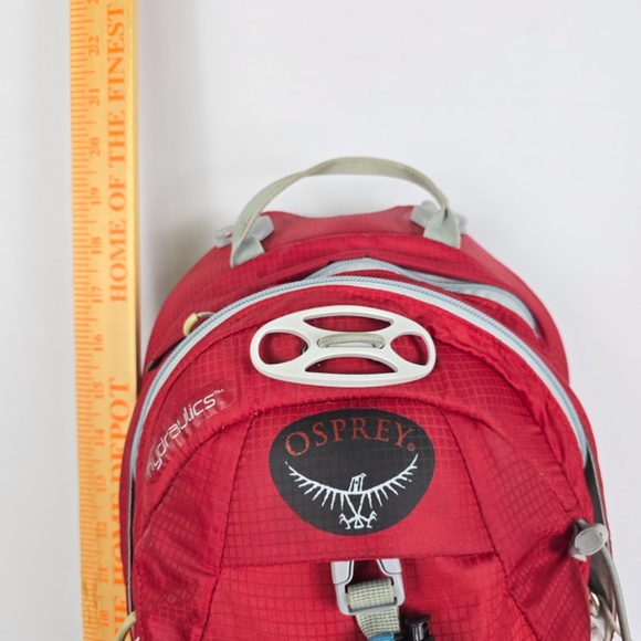 Osprey Raptor 10 Hydration Backpack – Red – Cycling / Hiking Pack - Picture 11 of 13